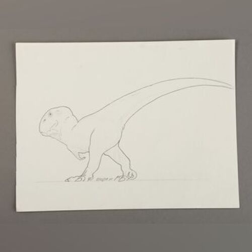 STAR WARS: EPISODE V - THE EMPIRE STRIKES BACK - Hand-Drawn Tauntaun Concept by Phil Tippett