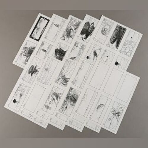 STAR WARS: EPISODE V - THE EMPIRE STRIKES BACK - Opening Scene Printed Storyboards