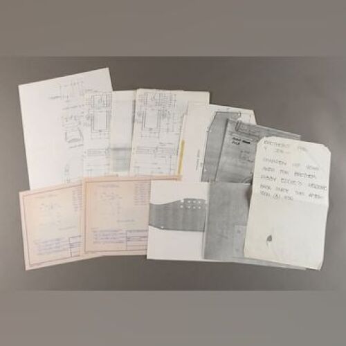STAR WARS: EPISODE V - THE EMPIRE STRIKES BACK - Printed Imperial Walker Model Component Drafting