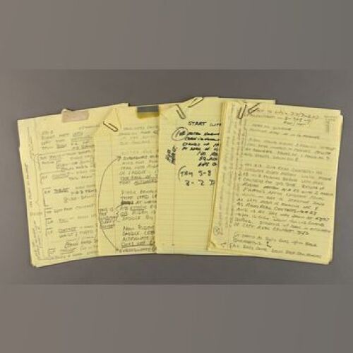 STAR WARS: EPISODE V - THE EMPIRE STRIKES BACK - Extensive Tauntaun Animation Notes Handwritten by Phil Tippett