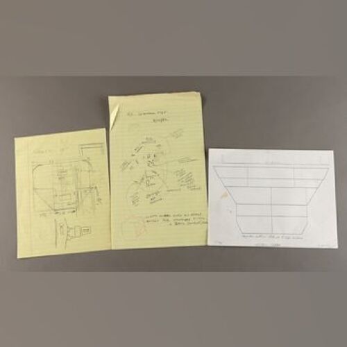 STAR WARS: EPISODE V - THE EMPIRE STRIKES BACK - Hand-Drawn Camera Sets and Table Design By Phil Tippett