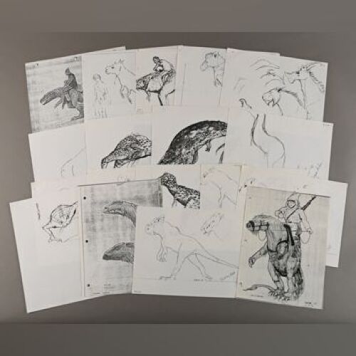 STAR WARS: EPISODE V - THE EMPIRE STRIKES BACK - Early Tauntaun Design Prints