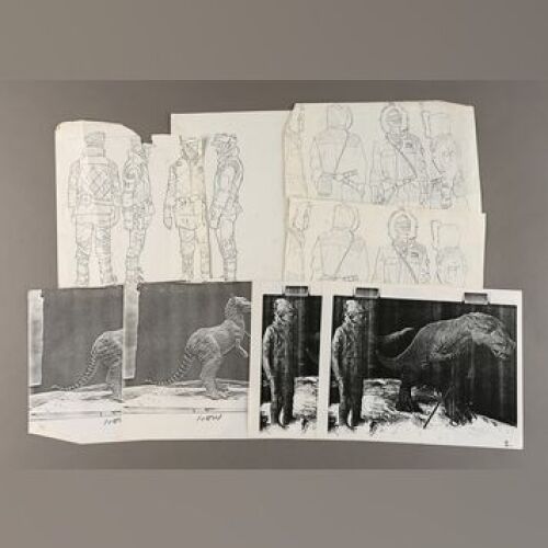 STAR WARS: EPISODE V - THE EMPIRE STRIKES BACK - Tauntaun Animation Photos and Printed Costume Designs