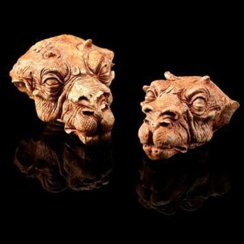 STAR WARS: EPISODE V - THE EMPIRE STRIKES BACK - Pair of Tauntaun Head Shop Display Castings