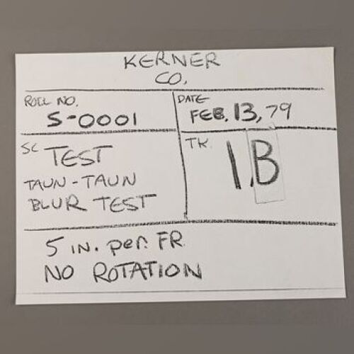 STAR WARS: EPISODE V - THE EMPIRE STRIKES BACK - 'Tauntaun Blur Test' Kerner Company Paper Slate
