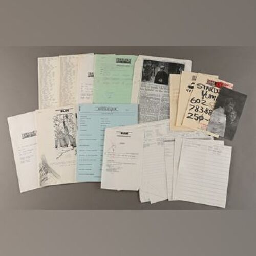 STAR WARS: EPISODE VI - RETURN OF THE JEDI - Various Printed and Handwritten Production Paperwork Including Crew Lists, Itineraries, Memos, Etc.