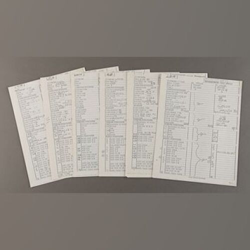 STAR WARS: EPISODE VI - RETURN OF THE JEDI - Chicken Walker Ground Battle Printed Camera Setup and Data Sheets