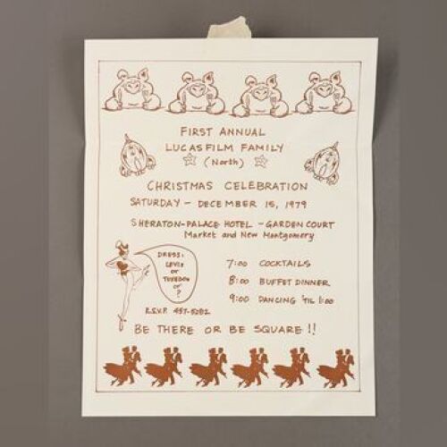LUCASFILM - First Annual Lucasfilm Family Christmas Celebration Invitation
