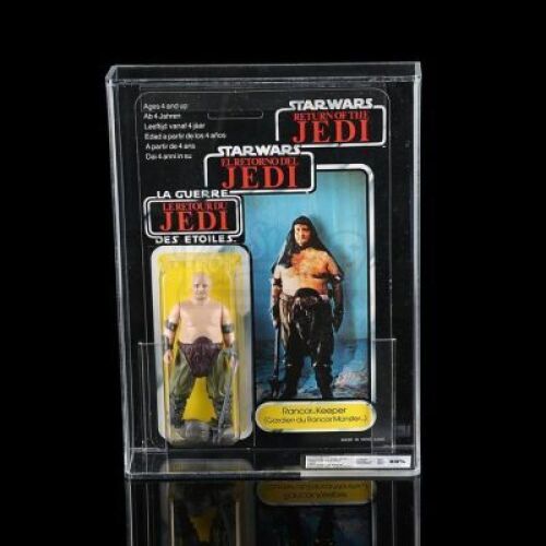 Lot # 147 - Rancor Keeper ROTJ Tri-Logo UKG 80
