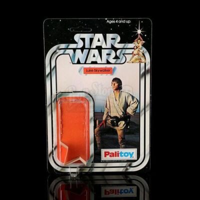 Lot # 241 - Luke Skywalker Card Back and Bubble