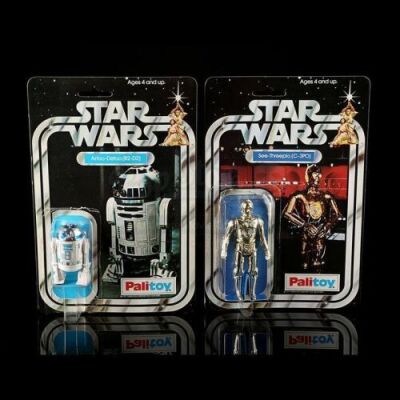 Lot # 243 - See-Threepio (C-3PO) and Artoo-Detoo (R2-D2)
