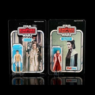 Lot # 256 - Leia Organa (Bespin Gown) and Leia Hoth