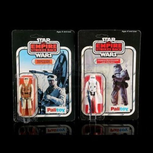 Lot # 259 - Rebel Soldier (Hoth Battle Gear) and Imperial Stormtrooper (Hoth Battle Gear)