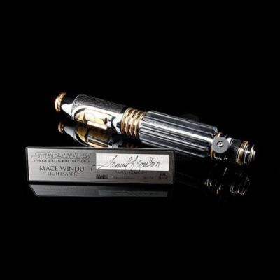 Lot # 381 - Mace Windu Signature Edition Replica Lightsaber