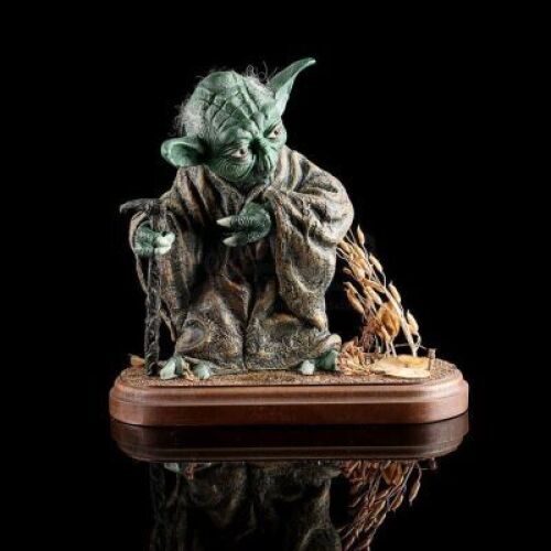 Lot # 384 - Painted Yoda Model