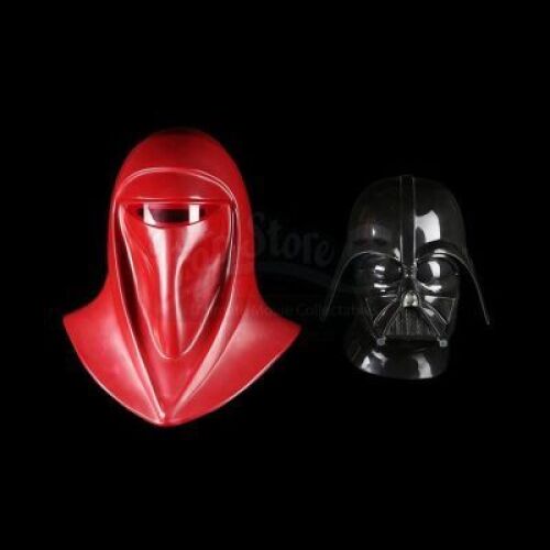 Lot # 388 - Darth Vader and Emperor's Royal Guard Helmets
