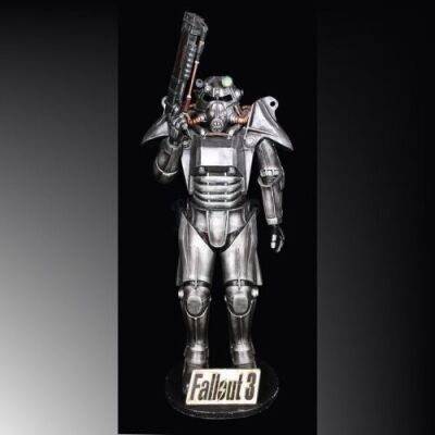 Lot # 407 - T-45 Power Armour 1:1 Promotional Statue