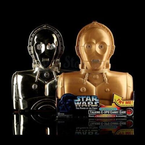 Lot # 528 - C-3PO Action Figure Cases