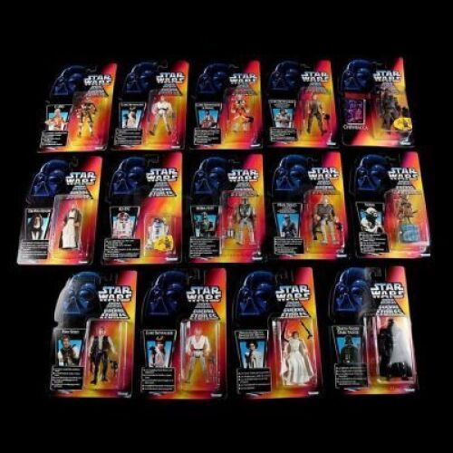 Lot # 545 - Tri-Logo POTF2 Action Figures