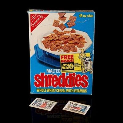 Lot # 611 - Shreddies Cereal Box and Transfers