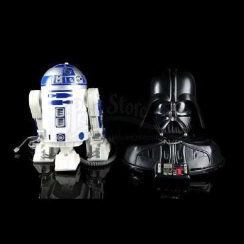 Lot # 644 - Darth Vader & R2-D2 Telephones