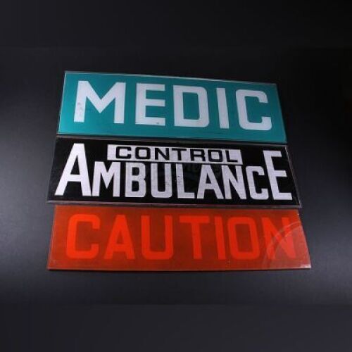 RUSH - Marshal Vehicle Warning Plates (RP049)