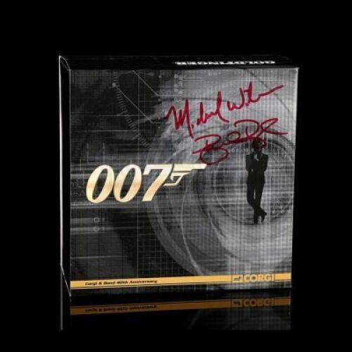 Lot # 433 - Autographed Twin Set of Gold Plated Vanquish and DB5 Collectors Models