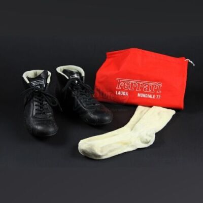RUSH - Niki Lauda (Daniel Bruhl) Formula 3 Race Boots & Socks (RC017)
