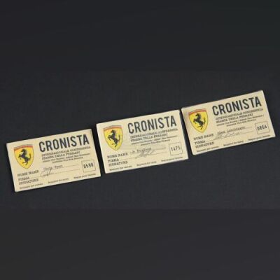 RUSH - Three Ferrari International Conference Badges (RP240)