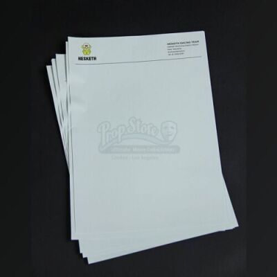 RUSH - Hesketh Team Headed Paper (RP150)