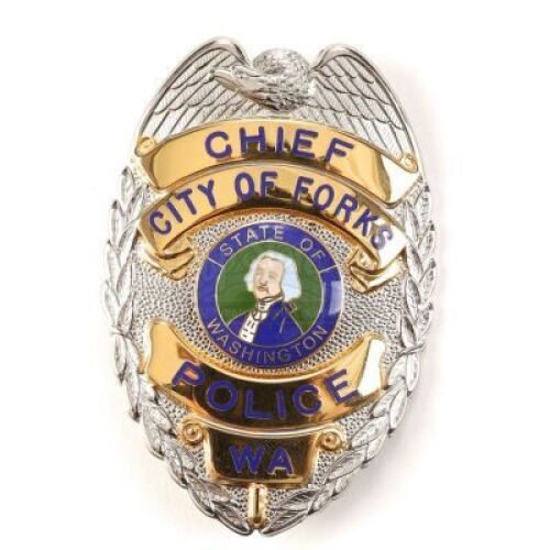 Charlie Swan's Forks Chief Police Badge