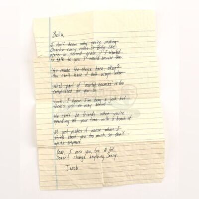 Jacob Black's Letter to Bella