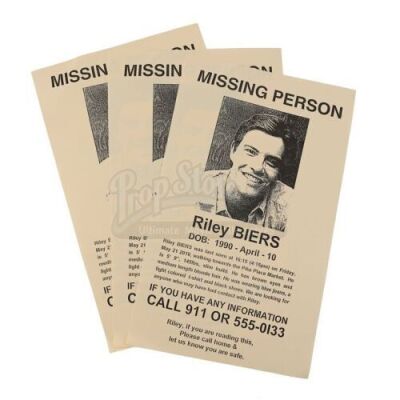 Riley Biers Missing Person Flyers