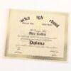 Alice Cullen's Unrolled High School Diploma