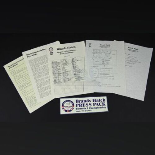 RUSH - Assorted Brands Hatch Press Paperwork (RP246)