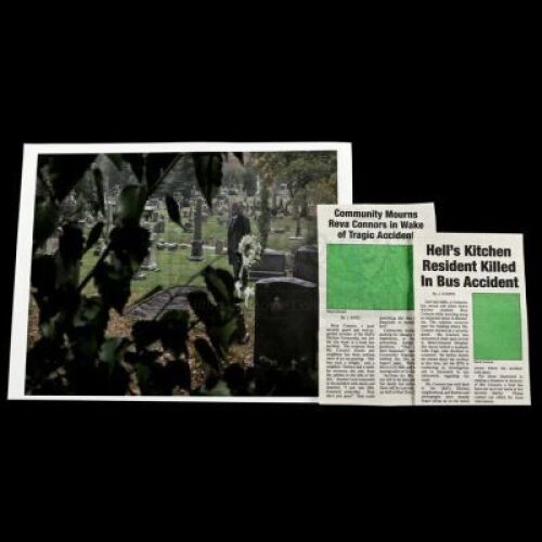Lot # 58: MARVEL'S JESSICA JONES (TV SERIES) - Jessica Jones' VFX Newspaper Clippings and Photo of Luke Cage