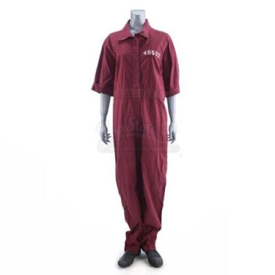 Lot # 98: MARVEL'S JESSICA JONES (TV SERIES) - Alisa Jones' Prison Jumpsuit Costume