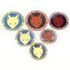Lot # 125: MARVEL'S JESSICA JONES (TV SERIES) - Set of Six 'Friends of Mongoose International' Stickers