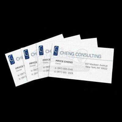 Lot # 154: MARVEL'S JESSICA JONES (TV SERIES) - Set of Four of Pryce Cheng's Business Cards