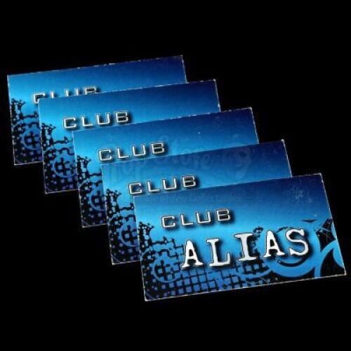 Lot # 188: MARVEL'S JESSICA JONES (TV SERIES) - Set of Five of Stirling Adams' Club Alias Business Cards