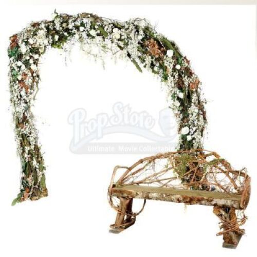Floral Wedding Arch and Bench