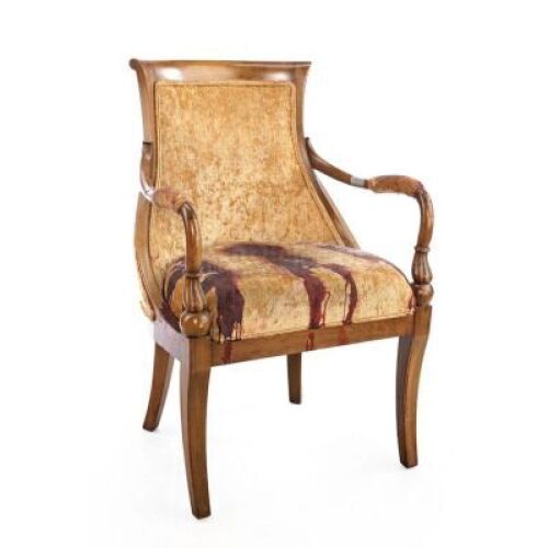 Lot # 350: MARVEL'S JESSICA JONES (TV SERIES) - Dorothy Walker's Bloodied Death Chair