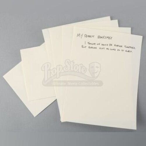 Bella Cullen's Letter to Renesmee and Stationary