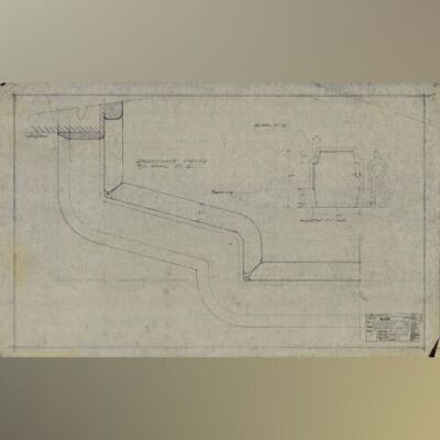 Lot # 23 - Alien & Aliens Collection Auction - Narcissus Internal Detail 'Architrave Opening Detail' Production Dyeline