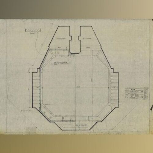 Lot # 28 - Alien & Aliens Collection Auction - Narcissus Internal Detail 'Ceiling Detail' Production Dyeline