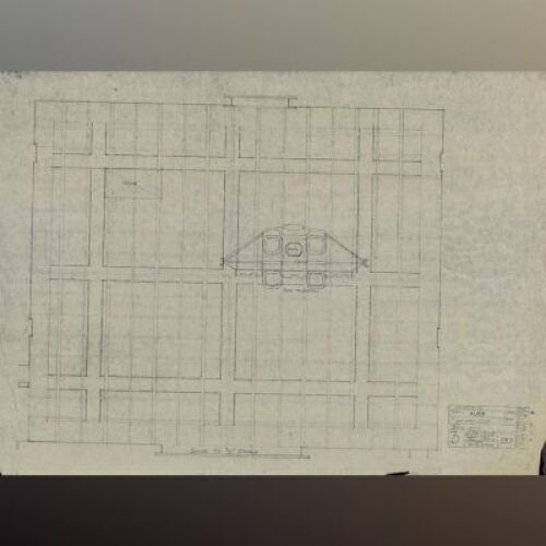 Lot # 10 - Alien & Aliens Collection Auction - Narcissus External &lsquo;Stage Layout' Production Dyeline