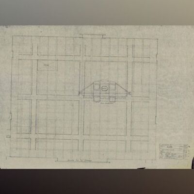 Lot # 10 - Alien & Aliens Collection Auction - Narcissus External &lsquo;Stage Layout' Production Dyeline