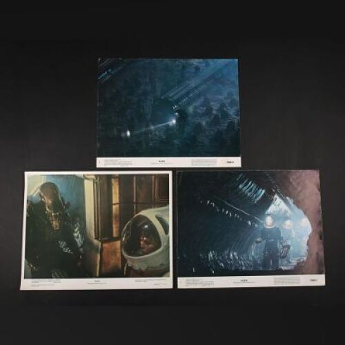 Lot # 32 - Alien & Aliens Collection Auction - Three US Lobby Cards
