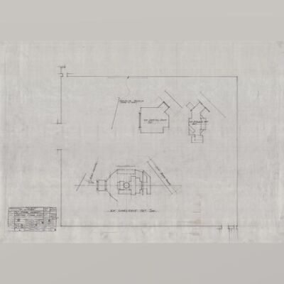 Lot # 85 - Alien & Aliens Collection Auction - Narcissus, Ripley&rsquo;s Apt., Int Hospital Room 'Set Detail' Original Hand Drawn Production Design Artwork