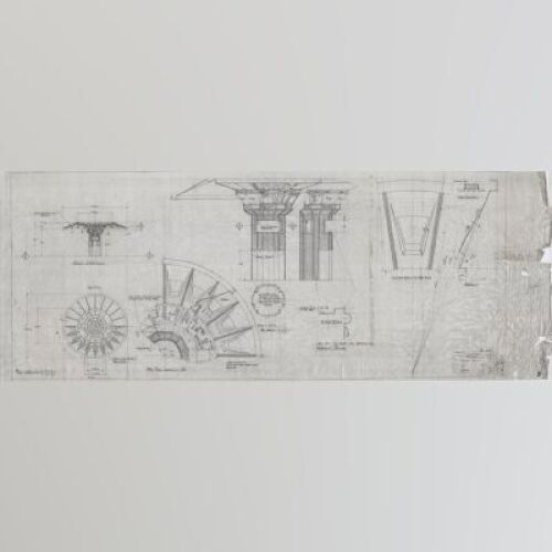 Lot # 88 - Alien & Aliens Collection Auction - Narcissus Internal Detail 'Central Console' Original Hand Drawn Production Design Artwork